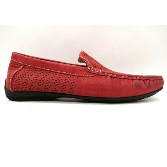 Stacy Adams | Shoes | Stacy Adams Red Perforated Casual Slip  display picture 1